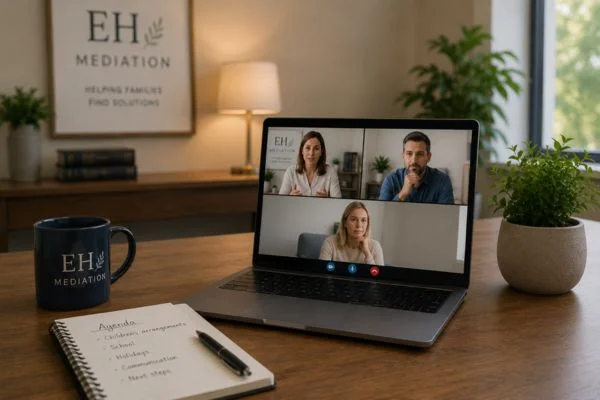child access mediation Havant online meeting.